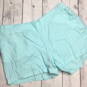 NWOT Old Navy mint linen shorts